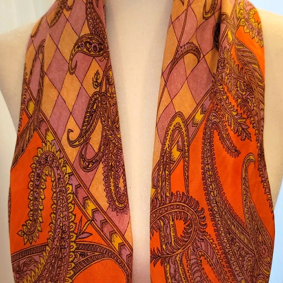 100 % silk big scarves - Picture 3 of 4